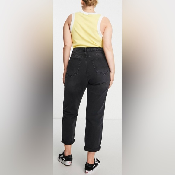 DTT (Don’t Think Twice) Plus Veron relaxed fit mom jeans in washed black NWT - Picture 2 of 11